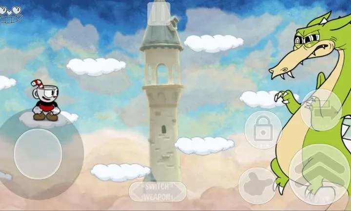 �豭ͷbossս����������ֻ���vCuphead Expansion Low ��׿��