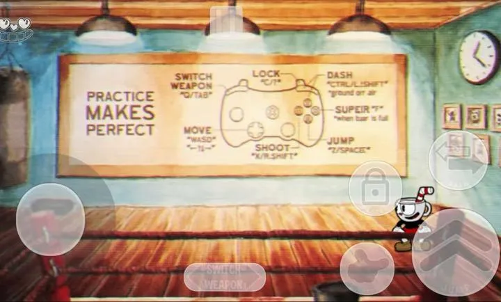 �豭ͷbossս����������ֻ���vCuphead Expansion Low ��׿��