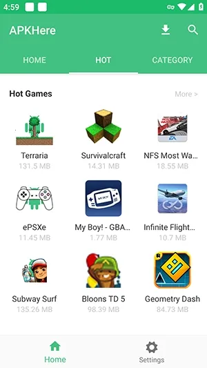 APKHere���İ�(��Դ���ع���)v1.1.0 ��Ѱ�